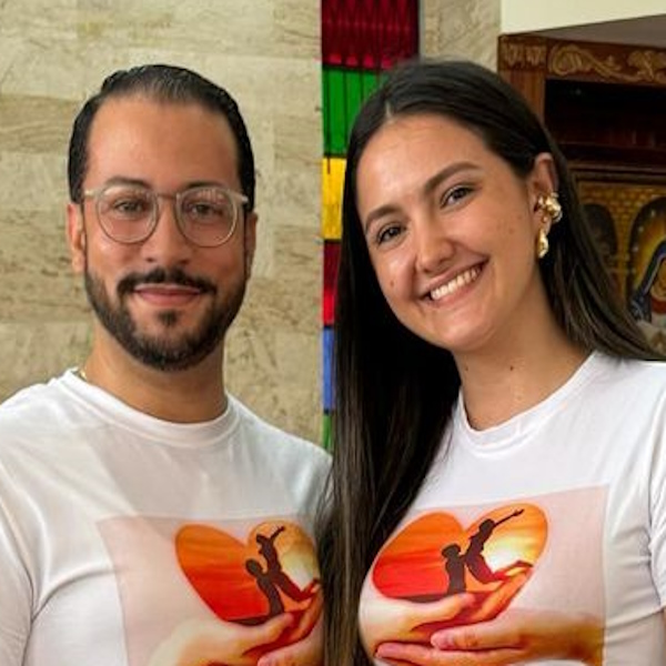 Foto Ramón Victoria y Joselyne Suárez (novios)